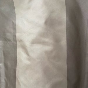 Two RH Restoration Hardware Pavilion Stripes Rod Pocket 96” Drapery Panels